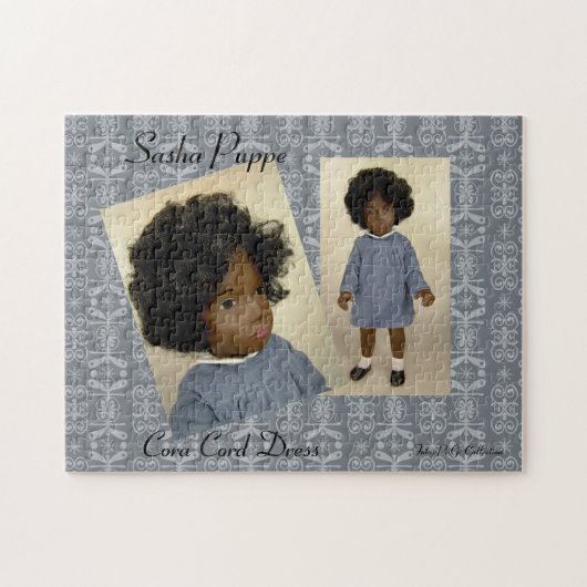 Sasha Doll Puzzle Cora Cord Dress Legpuzzel (Horizontaal)