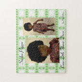 Sasha Doll Puzzle Cora Little Flower Dress Legpuzzel (Verticaal)