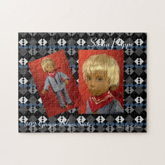 Sasha Doll Puzzle Gregor Blue-Suite Legpuzzel (Horizontaal)