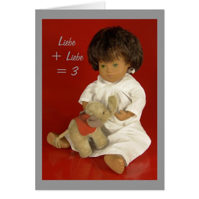 Sasha Geburtsanzeige Karte (Voorkant)