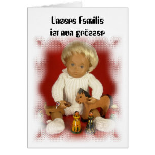 Sasha Geburtsanzeige Karte