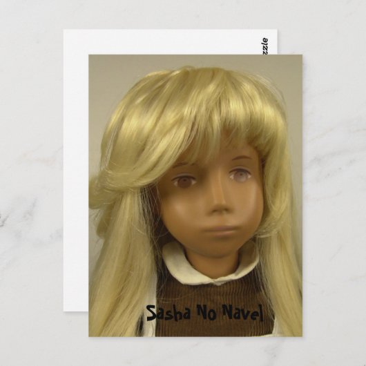Sasha Puppe No Navel Postkarte Briefkaart (Voorkant / Achterkant)