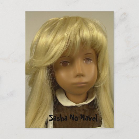 Sasha Puppe No Navel Postkarte Briefkaart (Voorkant)