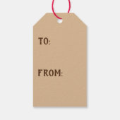 Sasha Siamese Kat Person Kat die kunst wegkijkt Cadeaulabel (Achterkant)