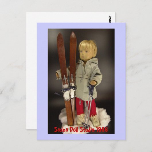 Sasha Studio Puppe Postkarte Briefkaart (Voorkant / Achterkant)