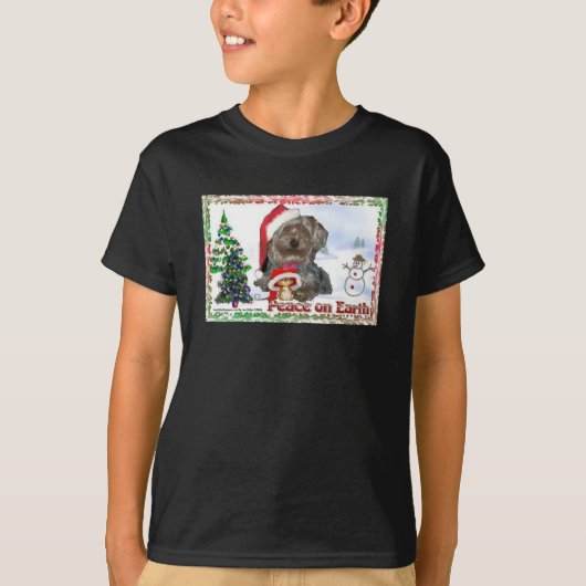 Sasha Sydney Silky Dog Mouse Holiday Apparel T-shirt (Voorkant)