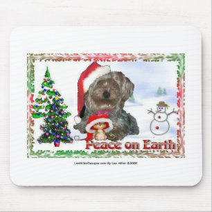 Sasha Sydney Silky Dog Mouse Holiday Gifts Muismat