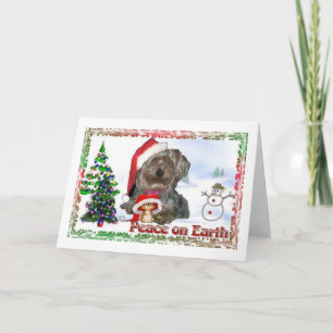 Sasha Sydney Zijde Hond Muis Kerstcadeaus Feestdagen Kaart