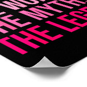 Sasha The Woman The Myth The Legend Funny Valentin Poster (Hoek)