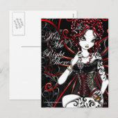 Sasha Valentijnsdag Fairy Briefkaart (Voorkant / Achterkant)