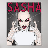 Sasha Velour Poster (Voorkant)