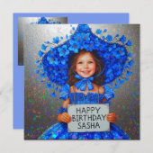 SASHA ~ Verjaardag Kaart ~ Bluebells ~ (Voorkant / Achterkant)