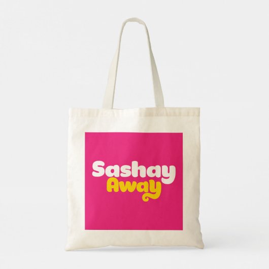 Sashay Away. Canvas tas (Achterkant)