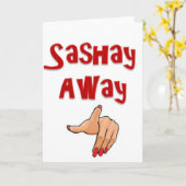 Sashay Away Kaart (Gele Bloem)