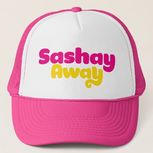 Sashay Away. Trucker Pet (Voorkant)