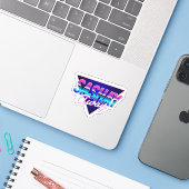 Sashay Weg Sticker (Laptop met iPhone)