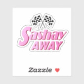 Sashay Weg Sticker (Vel)