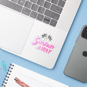 Sashay Weg Sticker (Laptop met iPhone)