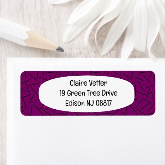 Sashiko-esque Etiket (Insitu)