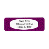 Sashiko-esque Etiket (Voorkant)