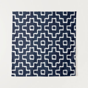 Sashiko naadloos kleurkleurstofpatroon met traditi wandkleed
