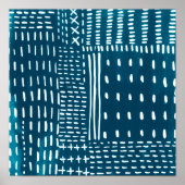 Sashiko Stitches Poster (Voorkant)