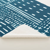 Sashiko Stitches Sherpa Deken (3/4)