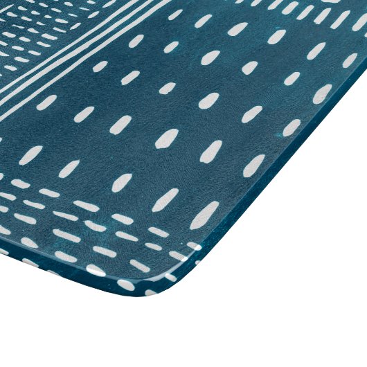 Sashiko Stitches Snijplank (Hoek)