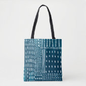 Sashiko Stitches Tote Bag (Voorkant)