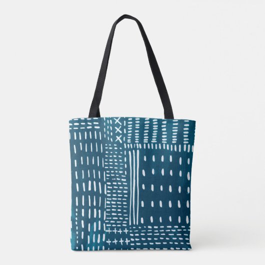 Sashiko Stitches Tote Bag (Achterkant)