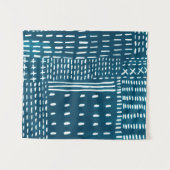 Sashiko Stitches Wandkleed (Voorkant (horizontaal))