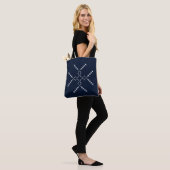 Sashiko Stitching Tote Bag (Op model)