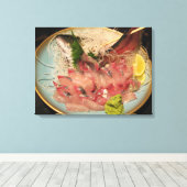 Sashimi 刺身 canvas afdruk (Insitu (Houten vloer))