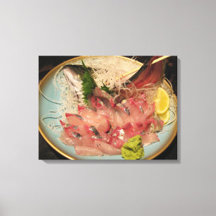 Sashimi 刺身 canvas afdruk