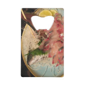 Sashimi 刺身 creditkaart flessenopener (Voorkant)