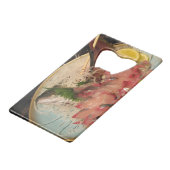 Sashimi 刺身 creditkaart flessenopener (Voorkant Gekanteld)
