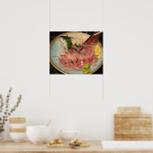 Sashimi 刺身 ... Japans eten Poster (Keuken)