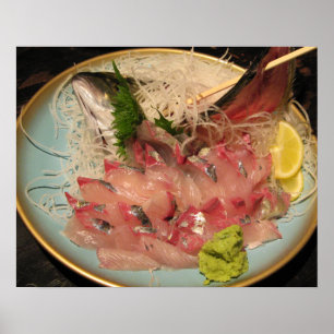Sashimi 刺身 ... Japans eten Poster