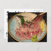 Sashimi 刺 身 ... Japans voedsel Briefkaart (Voorkant / Achterkant)
