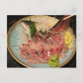 Sashimi 刺 身 ... Japans voedsel Briefkaart (Voorkant)