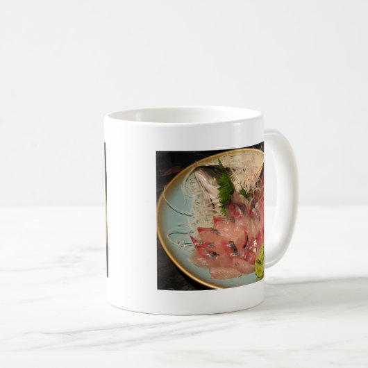 Sashimi 刺 身 ... Japans voedsel Koffiemok (Voorkant rechts)