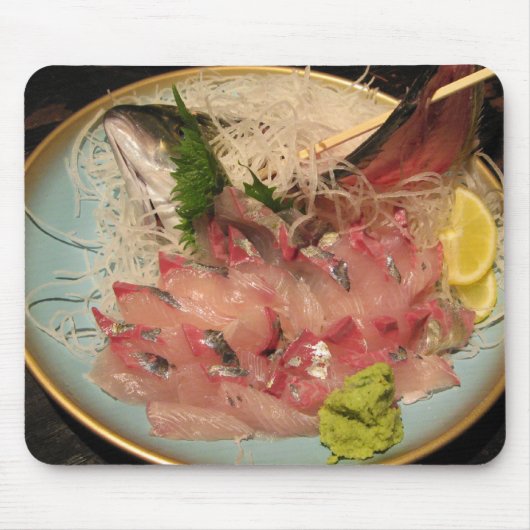 Sashimi 刺 身 ... Japans voedsel Muismat (Voorkant)