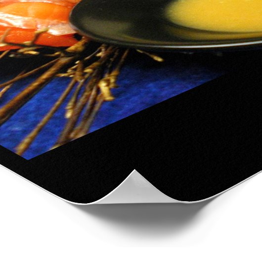 Sashimi in het Japanse Poster (Hoek)