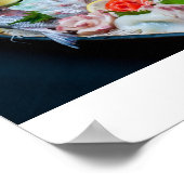 Sashimi in Japan, Japanse keuken Poster (Hoek)