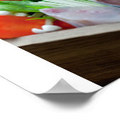 Sashimi in Japan, Japanse keuken Poster (Hoek)