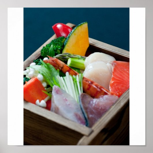 Sashimi in Japan, Japanse keuken Poster (Voorkant)
