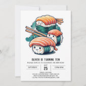 Sashimi Kinderen Verjaardag Kaart (Voorkant)