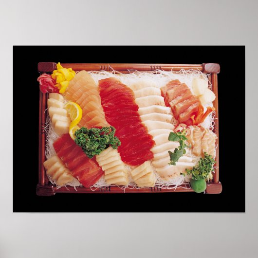 Sashimi-poster Poster (Voorkant)