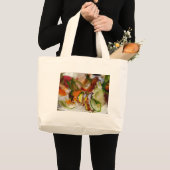 Sashimi Salmon Fish Food Seafood Japans Grote Tote Bag (Voorkant (product))