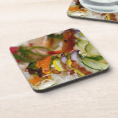 Sashimi Salmon Fish Food Seafood Japans Onderzetter (Linkerzijde)